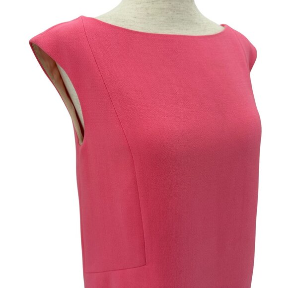 Kate Spade Womens XS Dress Shift Neon Pink Mini Cap Sleeve Party Cocktail - Picture 2 of 7